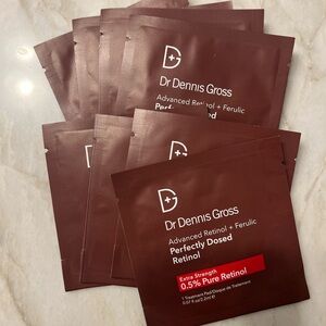 8 NEW Dr. Dennis Gross Perfectly Dosed Retinol Sachets - 0.5% Pure Retinol